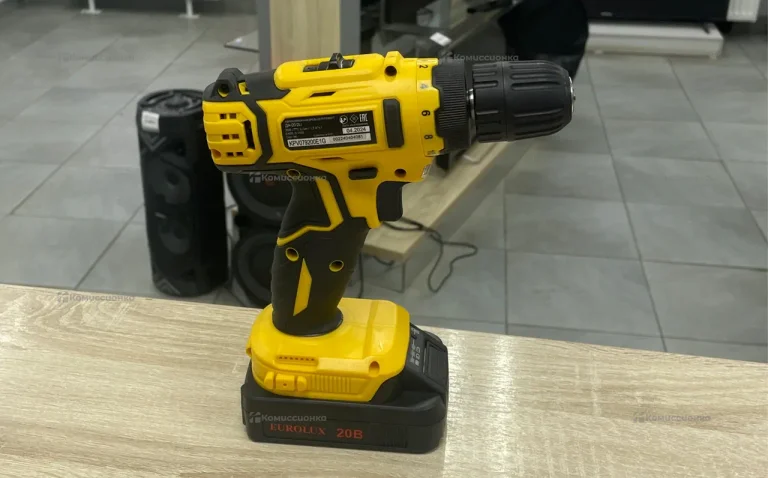 Аккумуляторная дрель-шуруповерт Eurolux ДА-20/2Li
