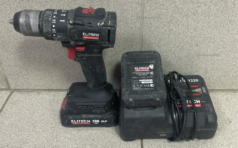 Шуруповёрт Аккумуляторный Elitech cd20ISL2