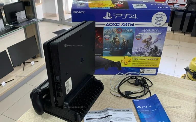 Приставка PS4. Игровая приставка PS4 slim 1Tb