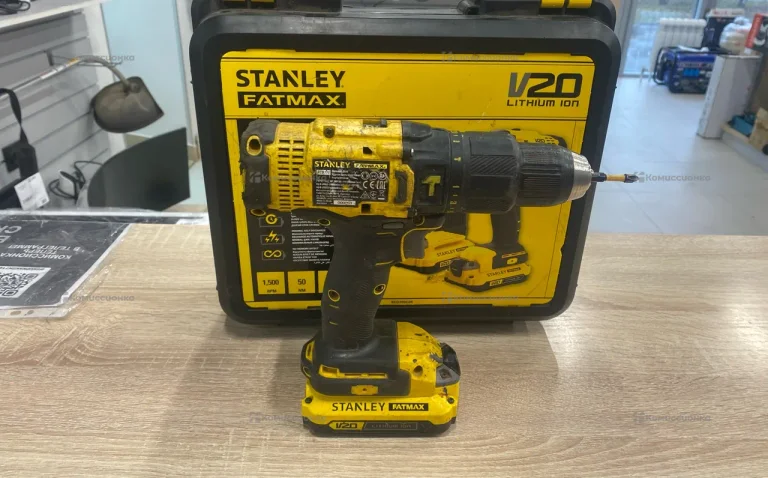 Ударная дрель-шуруповерт Stanley Fatmax SCD711C2K
