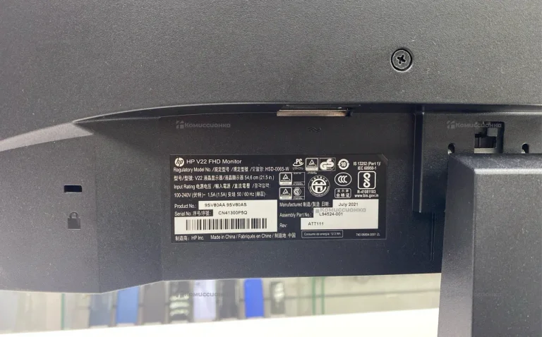 Монитор HP V22 FHD 1920x1080