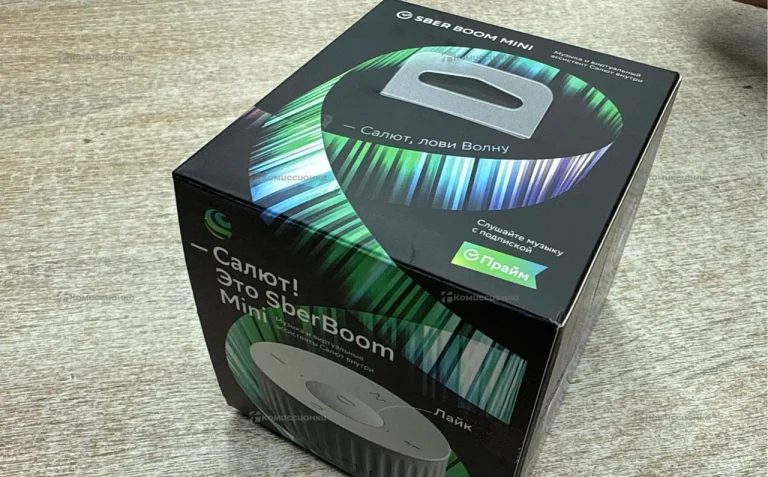 Колонка Салют Sber boom mini