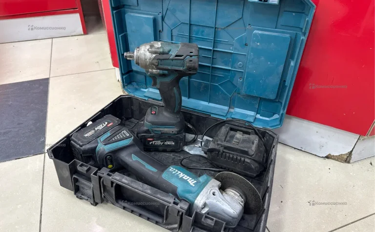 Аккумуляторная УШМ и Гайковерт Makita 128v