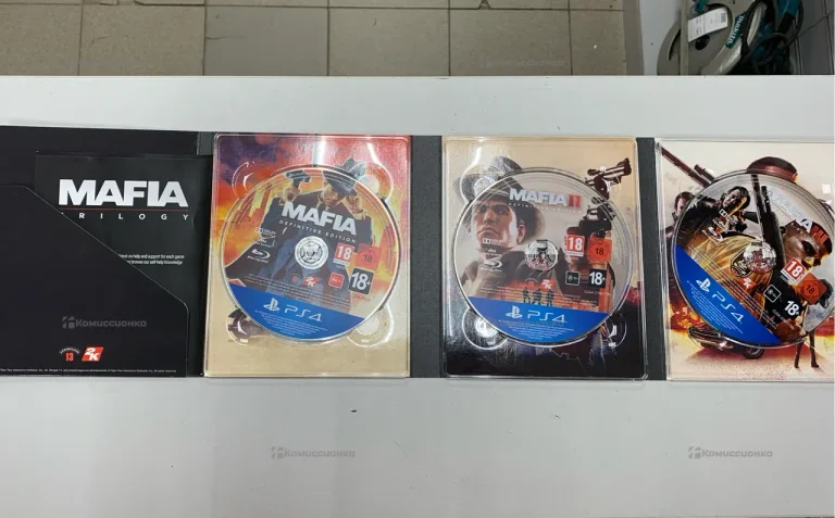 PS4. диск Mafia Trilogy