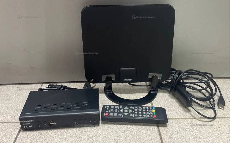 Цифровая ТВ приставка  Yasingold T500 с антенной D