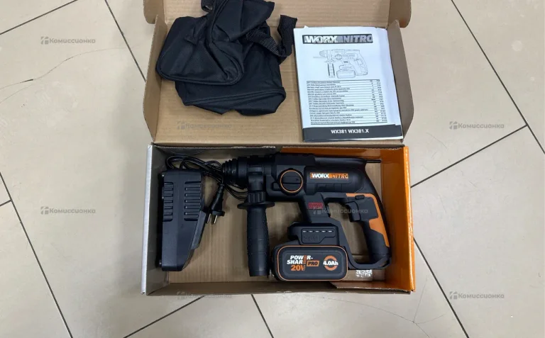 Перфоратор аккумуляторный Worx WX381.1