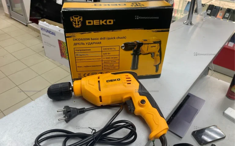 Дрель ударная DEKO DKID600W
