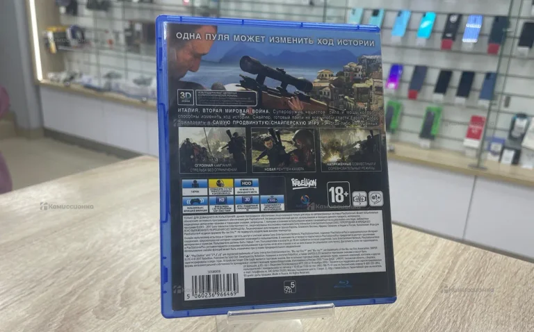 PS. Диск PS4 Sniper elite 4