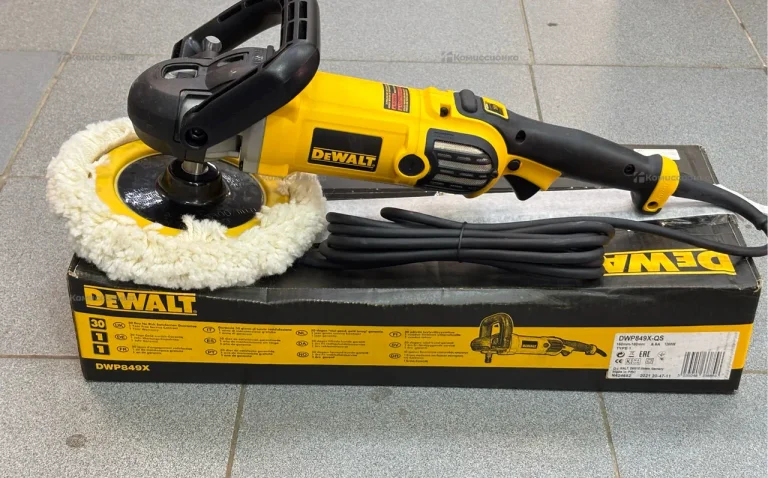 Полировальная машина dewalt DWP849X