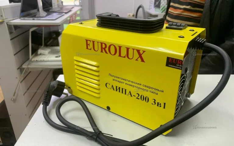 сварочный аппарат Eurolux саипа-200 3в1
