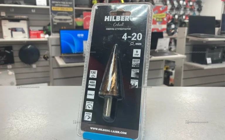 сверло ступенчатое hilberg st0420