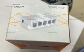 Купить Коммукатор Dexp DX-105 t5*RJ 45*10/100 Мбит/сек б/у , в Казань Цена:600рублей