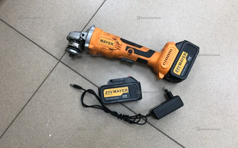 аккумуляторная УШМ Mayer 125.
