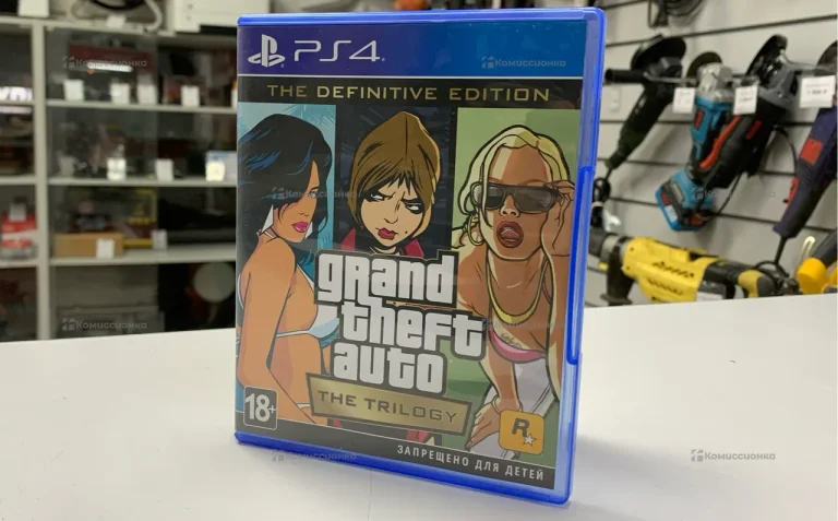 Диск для PS4 GTA The Trilogy