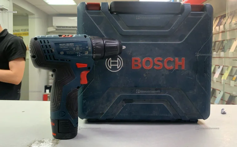 Дрель-шуруповерт Bosch GSR 120-LI 1.5Ah x2 Case