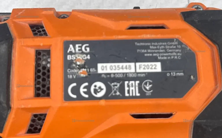 Аккумуляторная дрель-шуруповерт AEG BS18G4