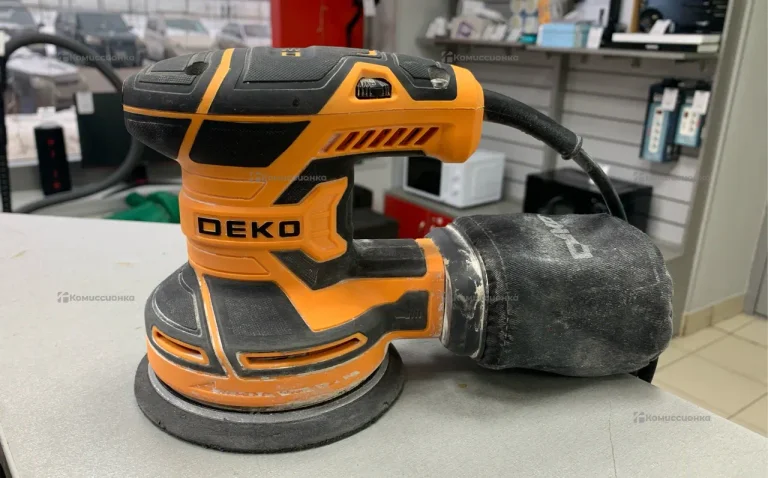 Эксцентриковая шлифмашина сетевая DEKO DKG400-125