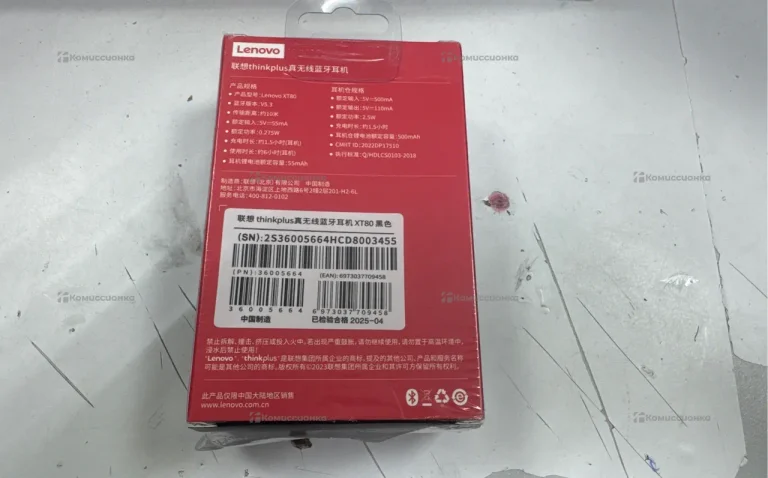 Наушники  Lenovo ThinkPlus XT80