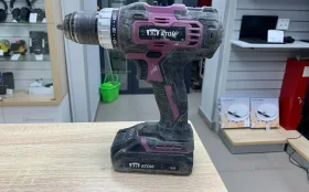 Дрель-шуруповерт аккумуляторная КМ АТОМ CD-181/2 K