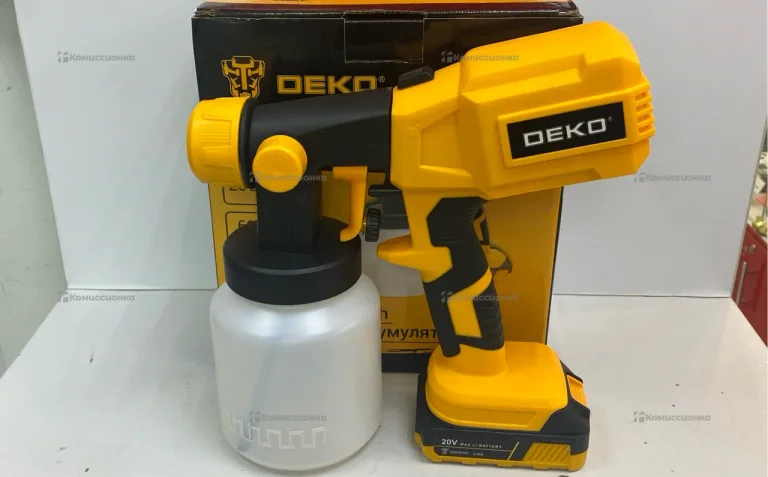 Аккумуляторный Краскопульт Deko DSG20