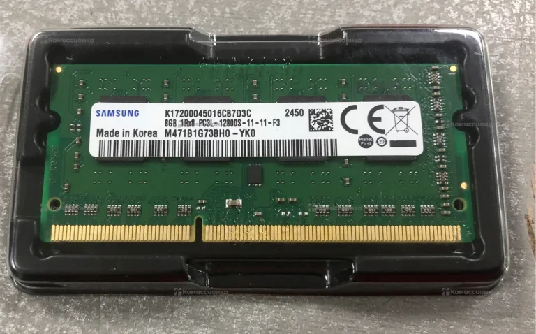 Оперативная память для ноутбука Samsung ddr3 8gb