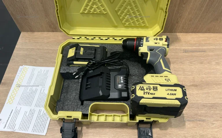 Дрель-шуруповертFENGBAO FB-8610 21v 4.0AH 2 АКБ