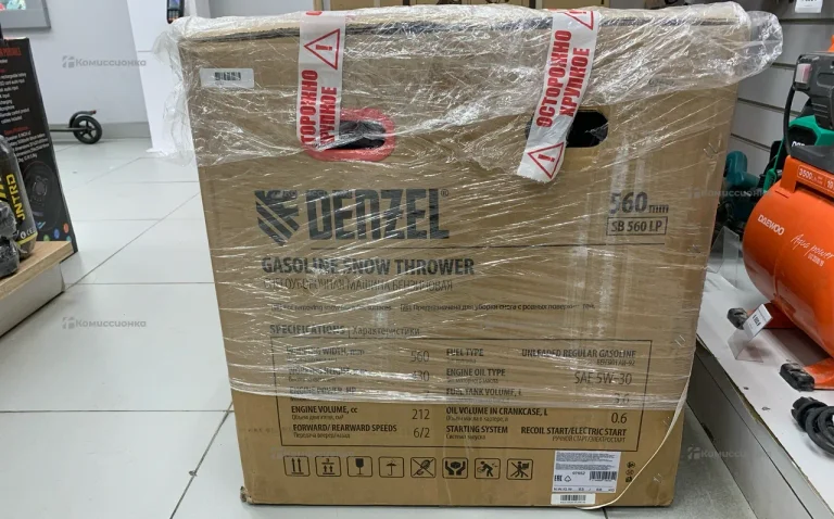 снегоуборочная машина бензиновая Denzel