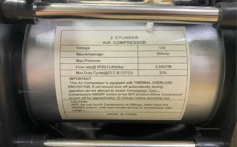 Автомобильный компрессор 2 цилиндра