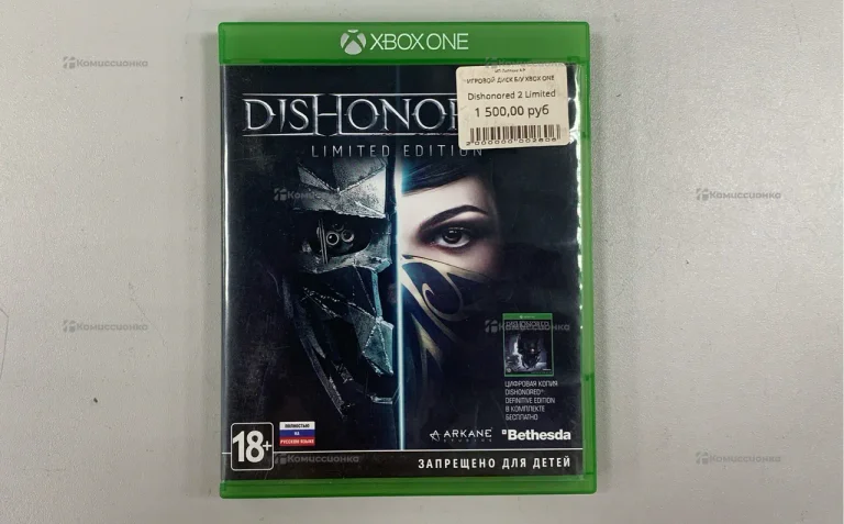 Xbox one диск dishonored 2 LE