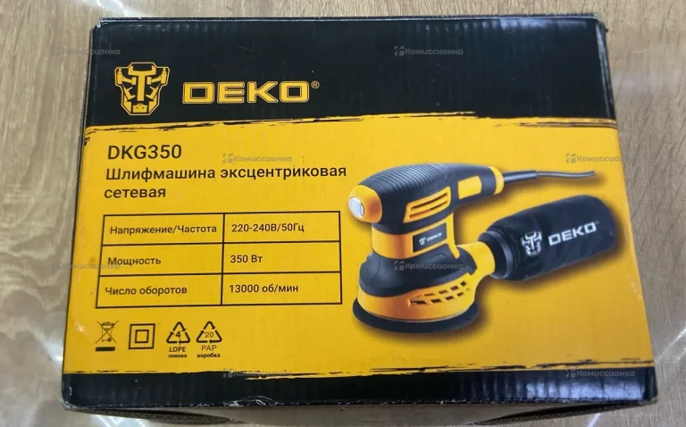 Эксцентриковая шлифмашина DEKO DKG350