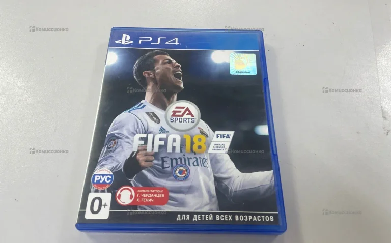 PS4 FIFA 18 диск ps4