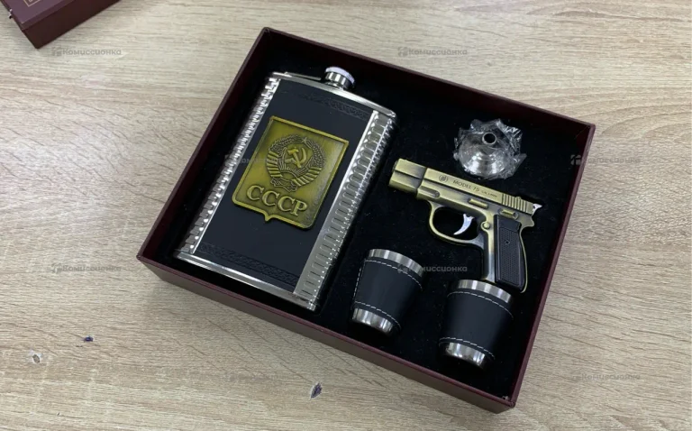 Набор зажигалка рюмки