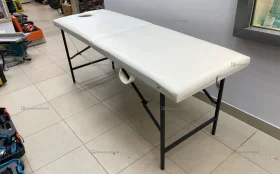 Массажная кушетка 190см цвет белый