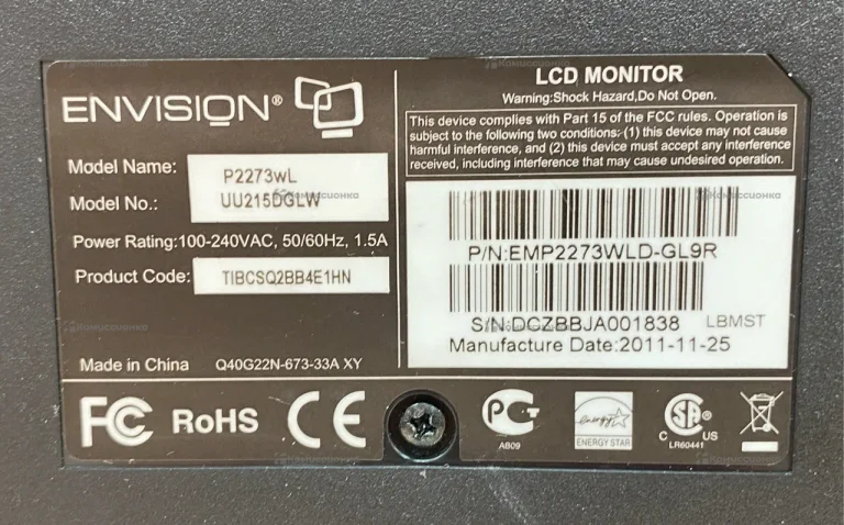 Монитор Envision Монитор Envision P2273wL