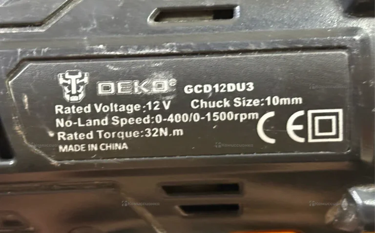 Дрель-шуруповерт DEKO GCD12DU3 SNOW WHITE