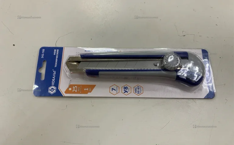 Нож технический кобальт