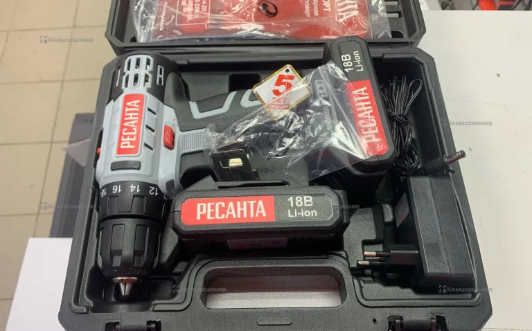 Дрель-шуруповерт Ресанта ДА-50Л2-18А