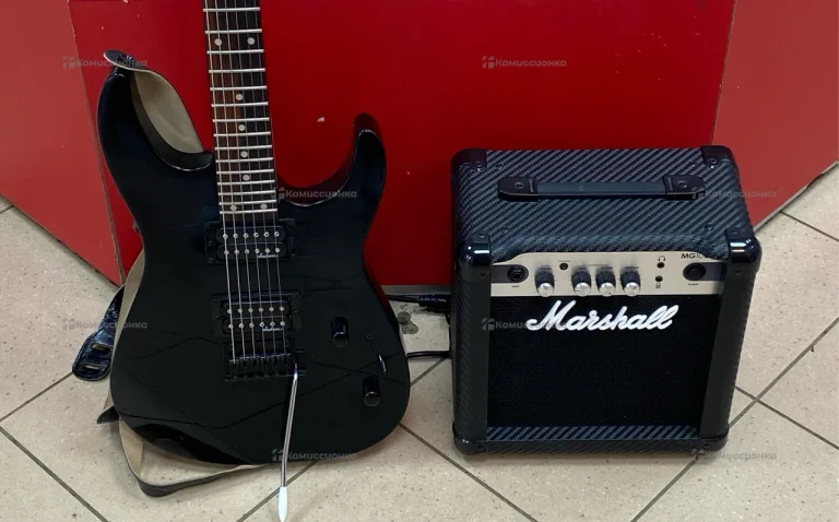 Электрогитара Jackson + Комбоусилитель Marshall