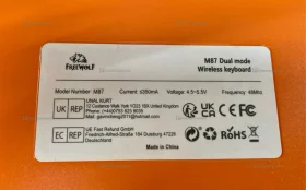 Купить Клавиатура  FreeWolf M87 б/у , в Санкт-Петербург Цена:890рублей
