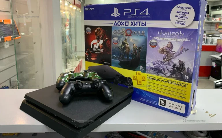 Приставка PS4. Slim 1 TB. 12.52w
