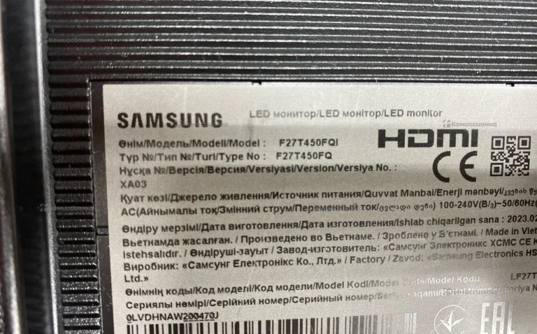 Монитор Samsung F27T450FQI