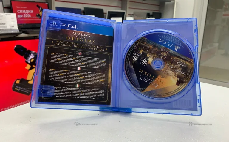 PS4. диск PS4 Assasins Creed Истоки