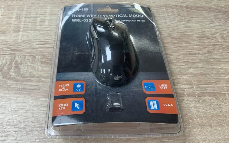 Беспроводная компьютерная мышь DNS WRL-035BSS