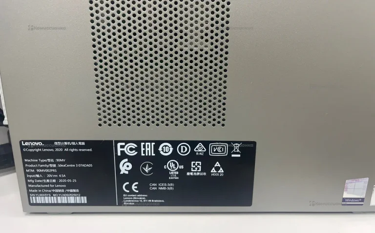 Системный блок Lenovo IdeaCentre 3 07ADA05