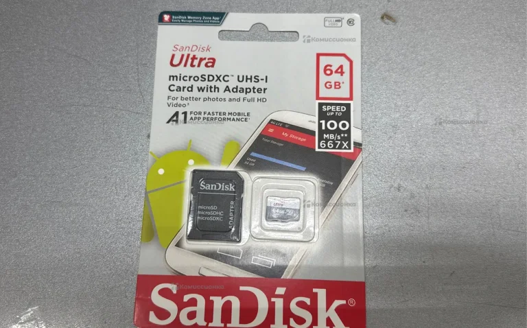 Карта памяти Micro SD 64 гб Sandisk Ultra