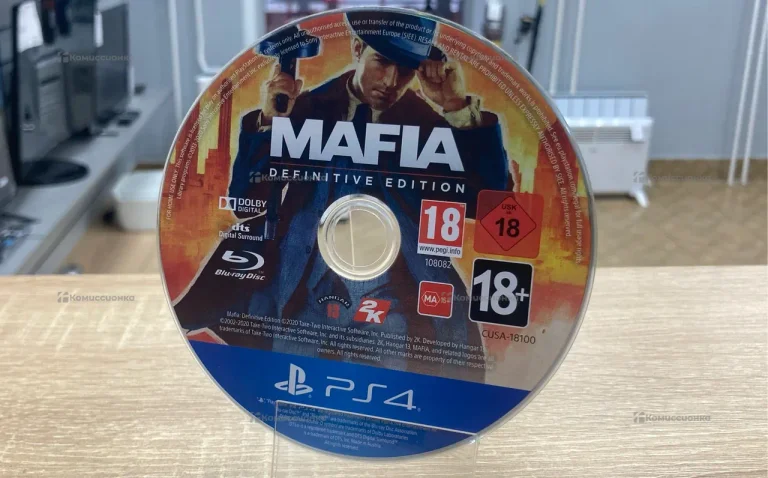 диск ps4 mafia