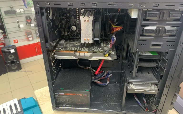 Системный блок  ExeGate razen 5 1600x/gtx 1060