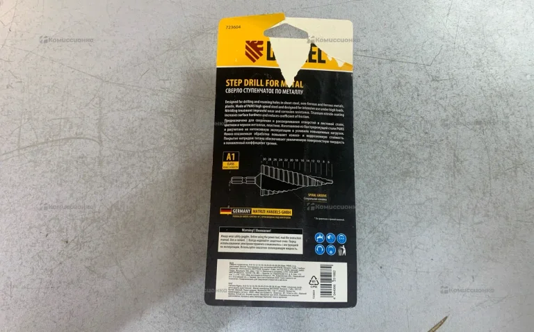 Сверло ступенчатое по металлу Denzel 6-30 mm’