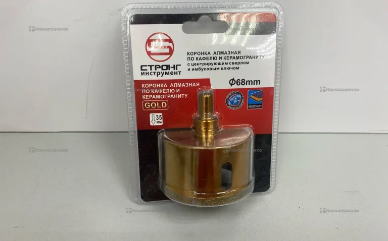 Коронка алмазная по кафелю и керамограниту 68mm