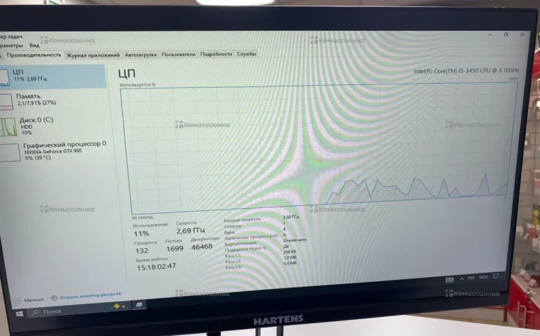 Системный блок  i5-3450. Gtx 960